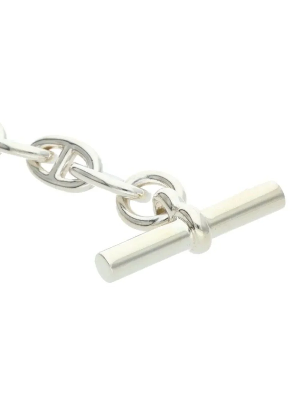 Hermes Chaine D'ancre PM Silver Choker Necklace PM